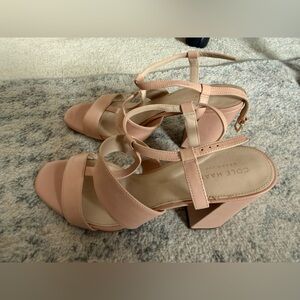 Cole Haan Women's light pink Nude Strappy Heels size 8